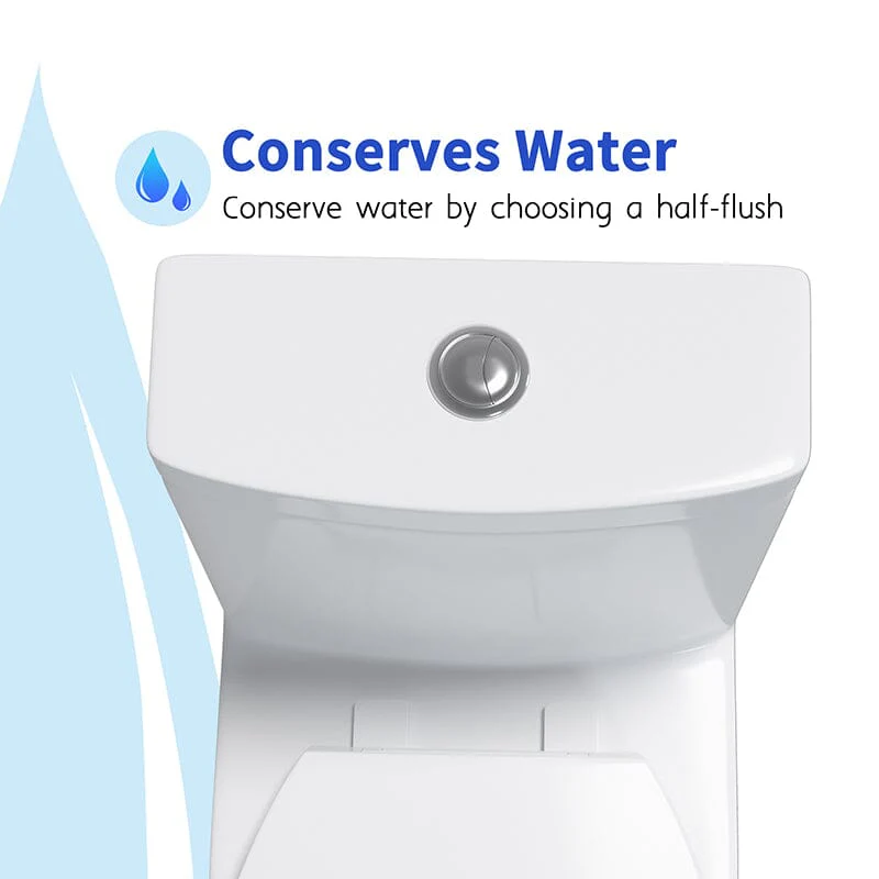 Giving Tree 1.1/1.6 GPF Dual Flush Elongated One-Piece Toilet Floor Mount - Image 11