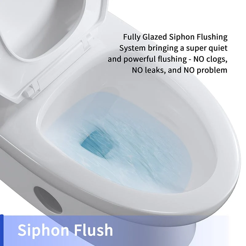 Giving Tree 1.1/1.6 GPF Dual Flush Elongated One-Piece Toilet Floor Mount - Image 9