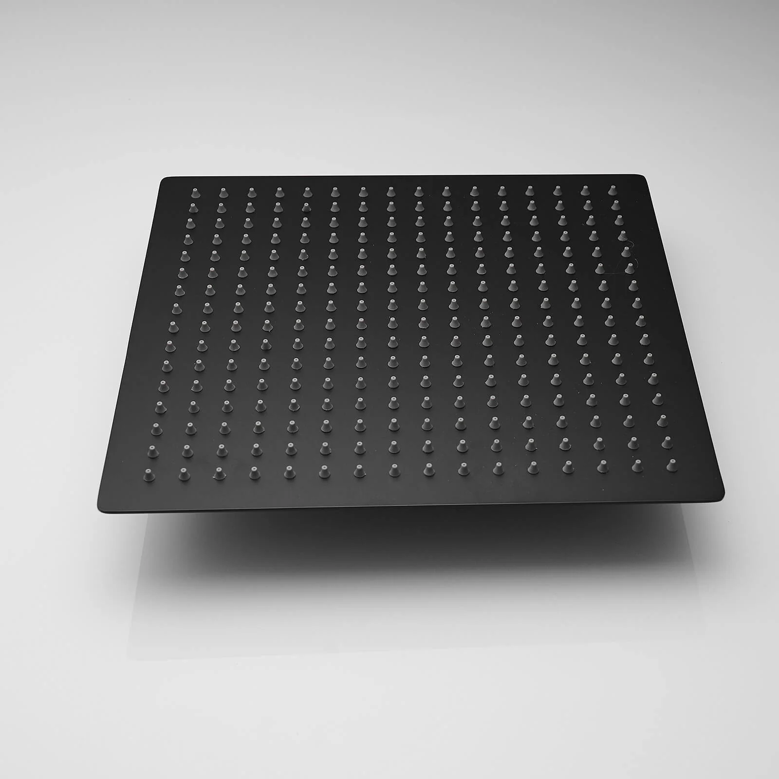 10" Matte Black Wall-Mounted Shower System with Handheld Shower - Image 4