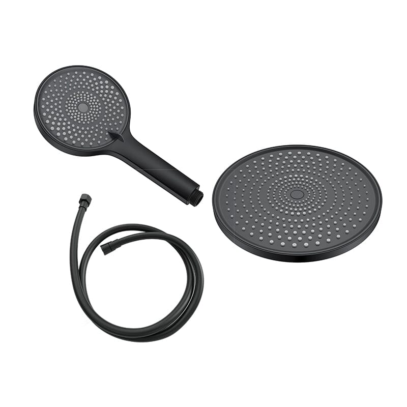 10" Round Shower Head & Hand Shower with Hose Replacement Accessories - Image 9