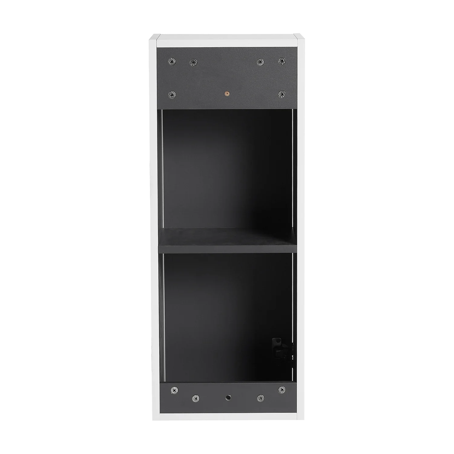 12" White Bathroom Wall Cabinet with Soft Close Door and Shelf - Image 7