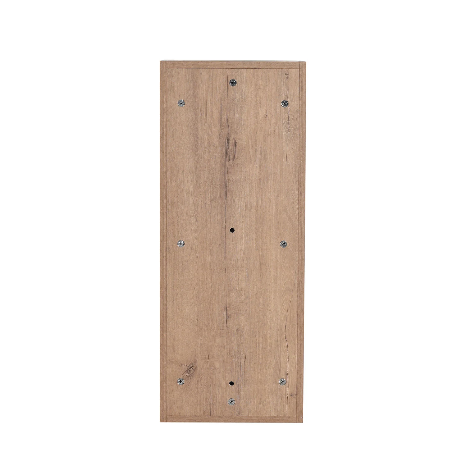 12" White Oak Bathroom Wall Cabinet with Soft Close Door and Open Shelf - Image 8
