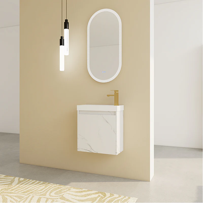 20'' Floating Wall-Mounted Bathroom Vanity with Resin Sink and Soft-Close Cabinet Door - Image 20