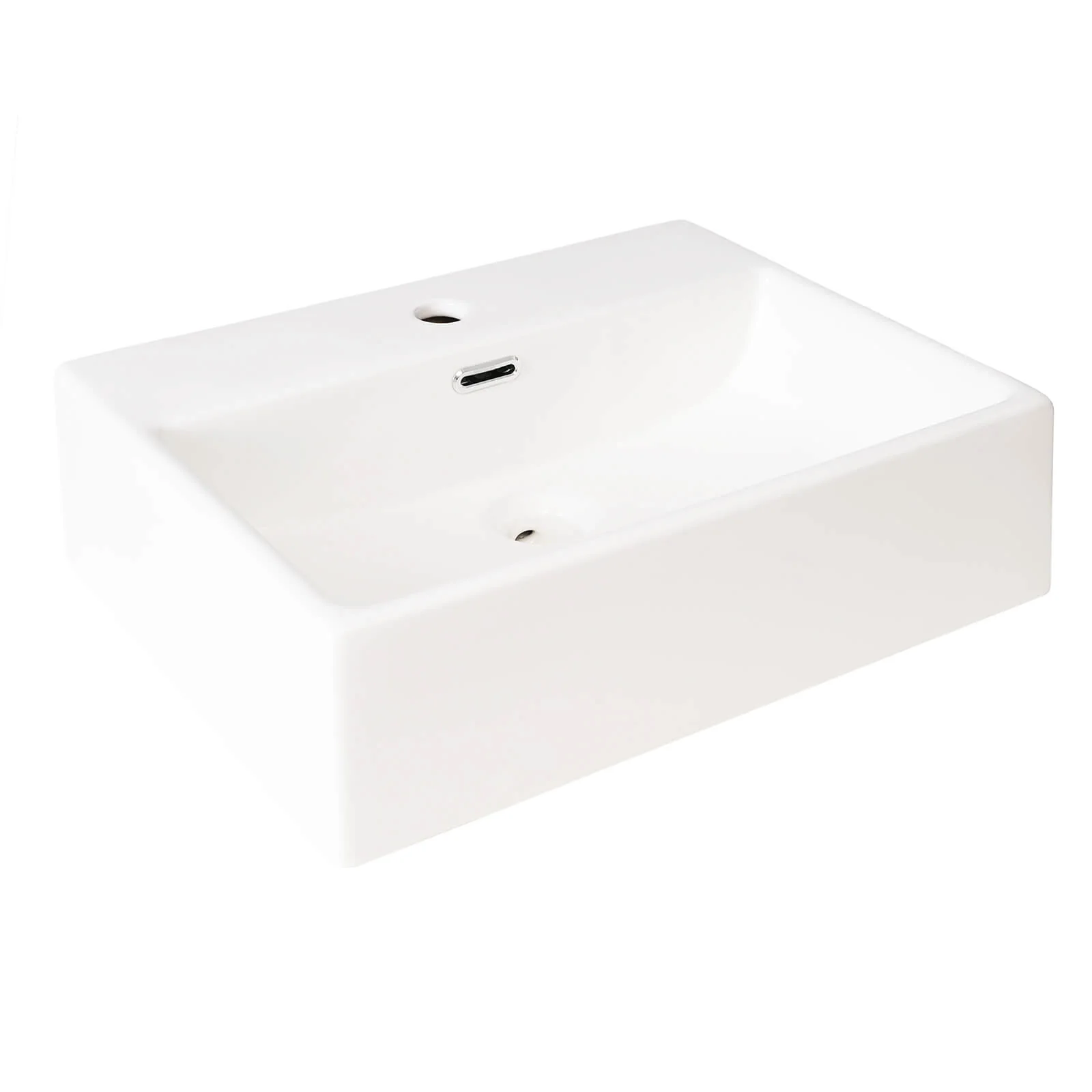 20" Blue Vanity with Frosted Glass Door - Image 15