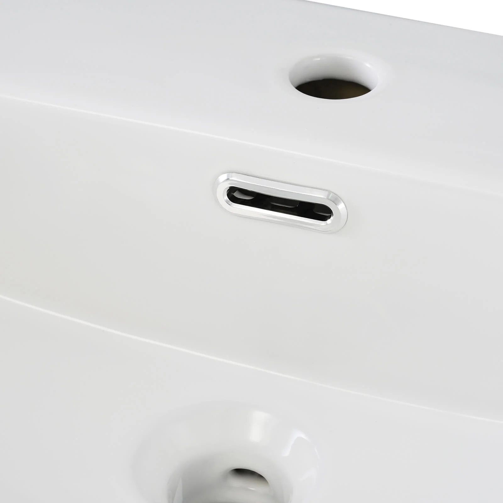 20" Blue Vanity with Frosted Glass Door - Image 16