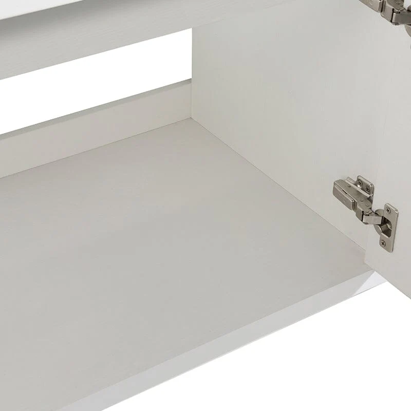 18'' Wall-Mounted Small Bathroom Vanity with White Resin Sink, Soft-Close Cabinet Door - Image 32