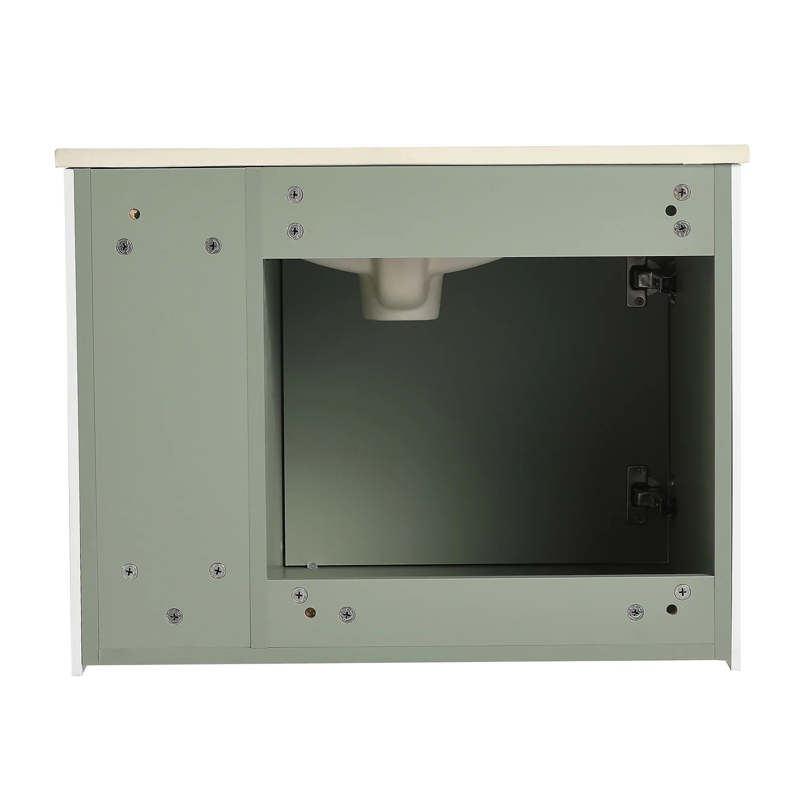 24'' Floating Wall-Mounted Bathroom Vanity with Ceramics Sink and Soft-Close Cabinet Door - Image 16