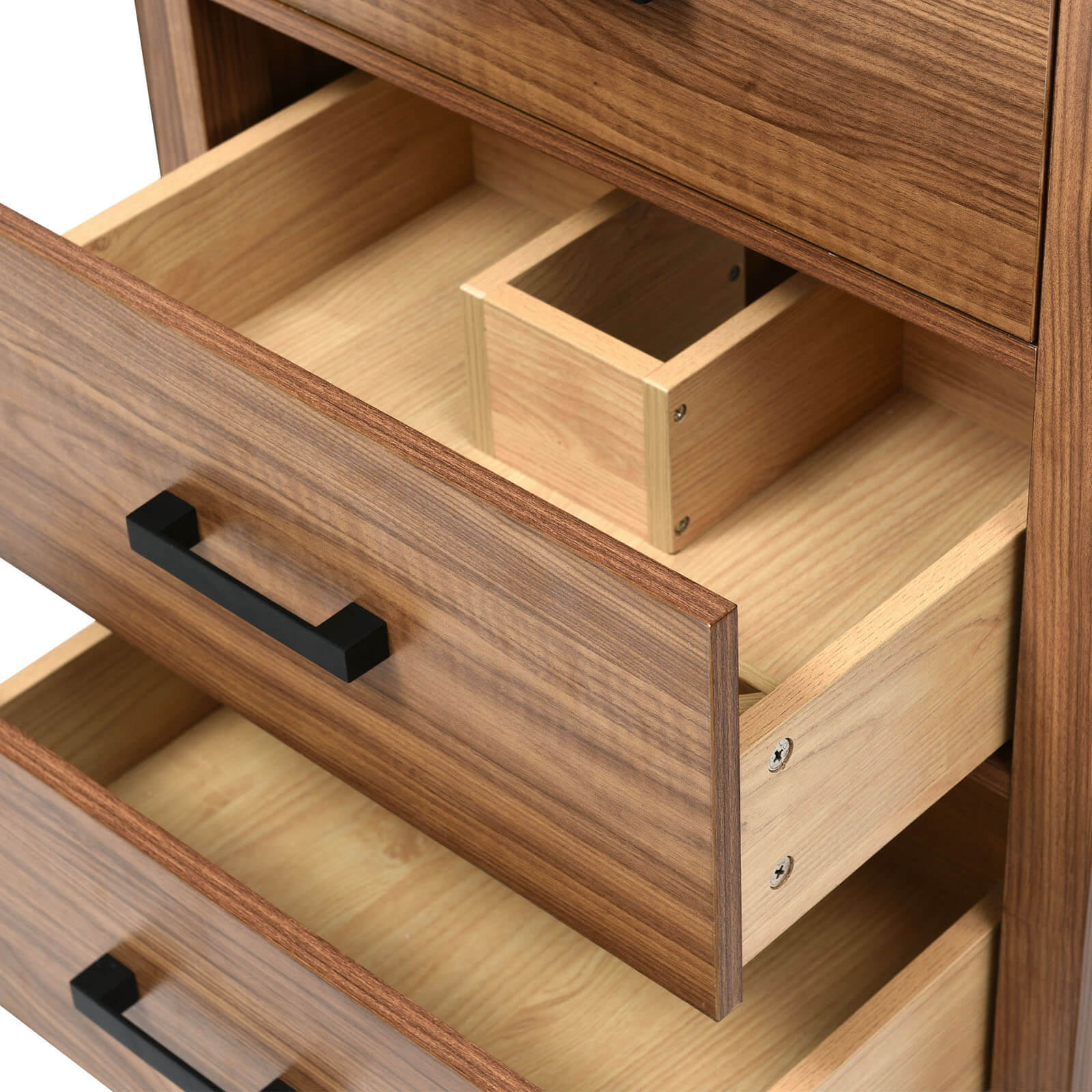 24" Natural Wood Bathroom Vanity with 3 Drawers - Image 14