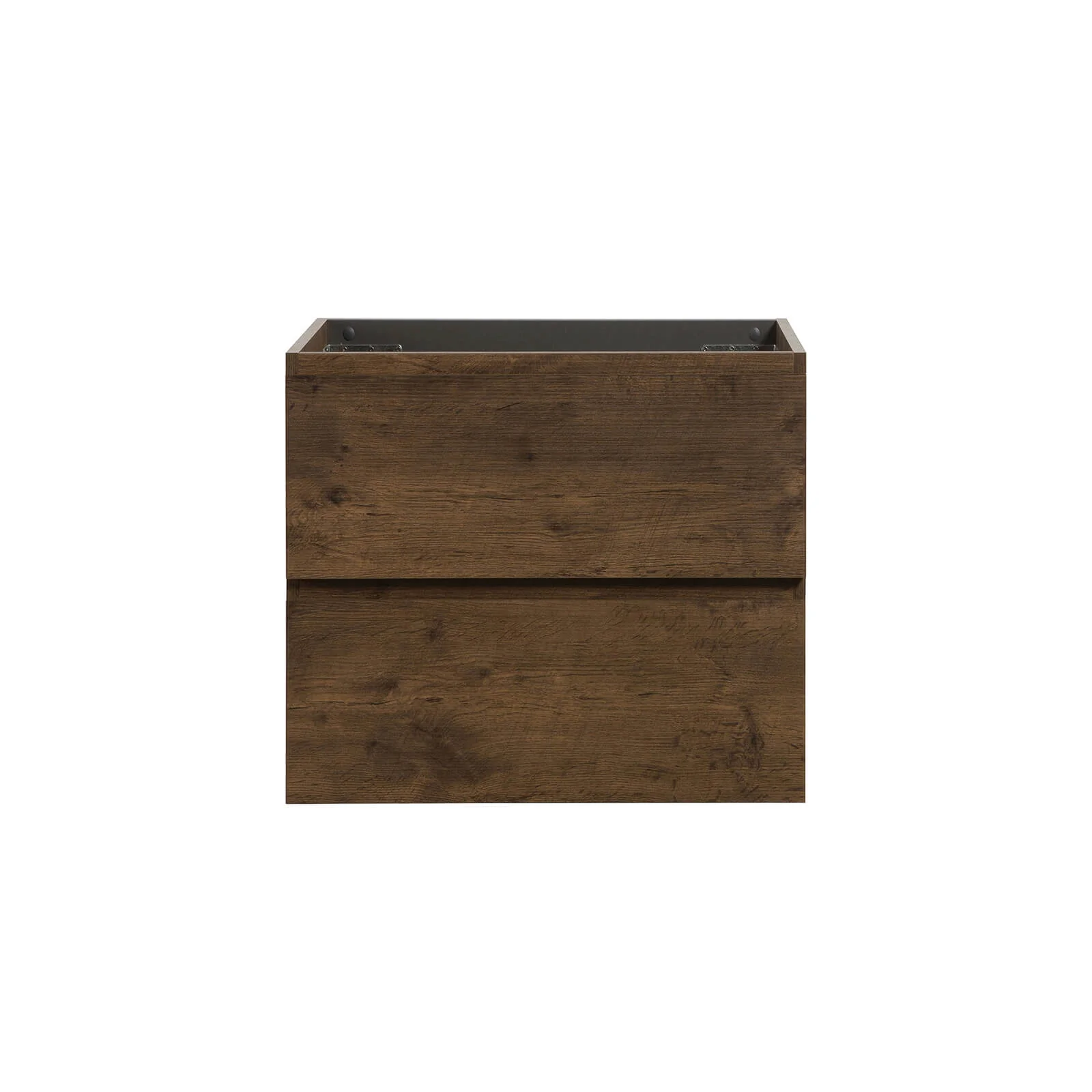 24" Walnut Floating Bathroom Vanity Base Only