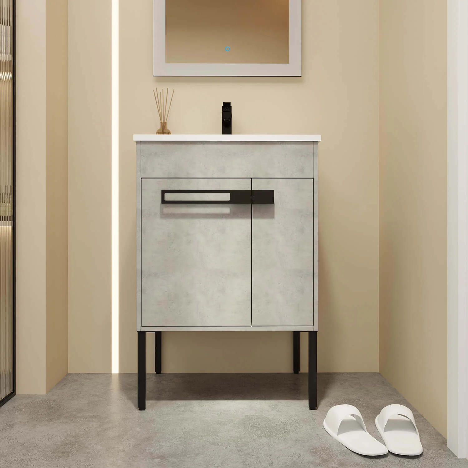 24'' Freestanding Plywood Bathroom Vanity with Sink - Image 31