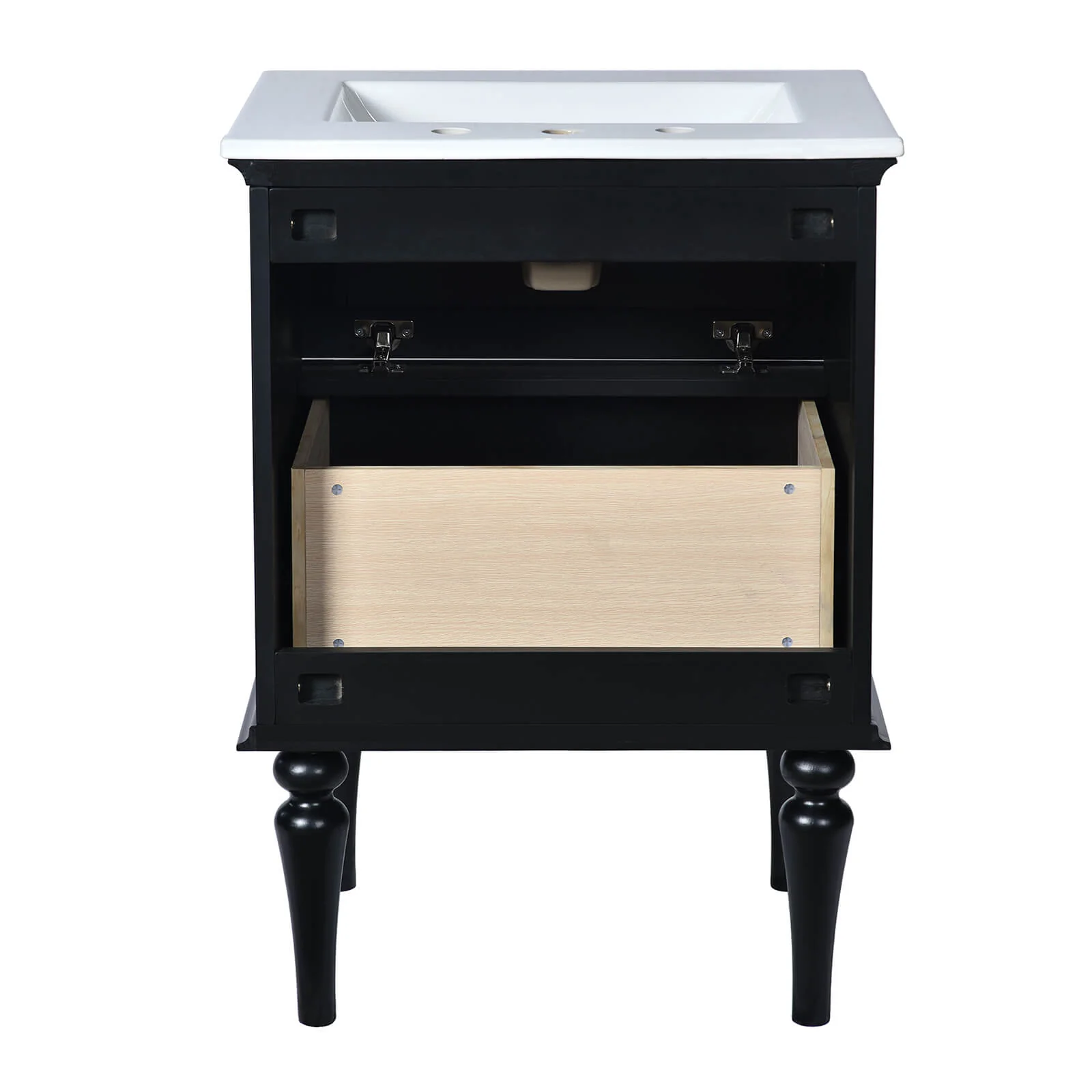 24" Shaker Solid Wood Bathroom Vanity - Image 10
