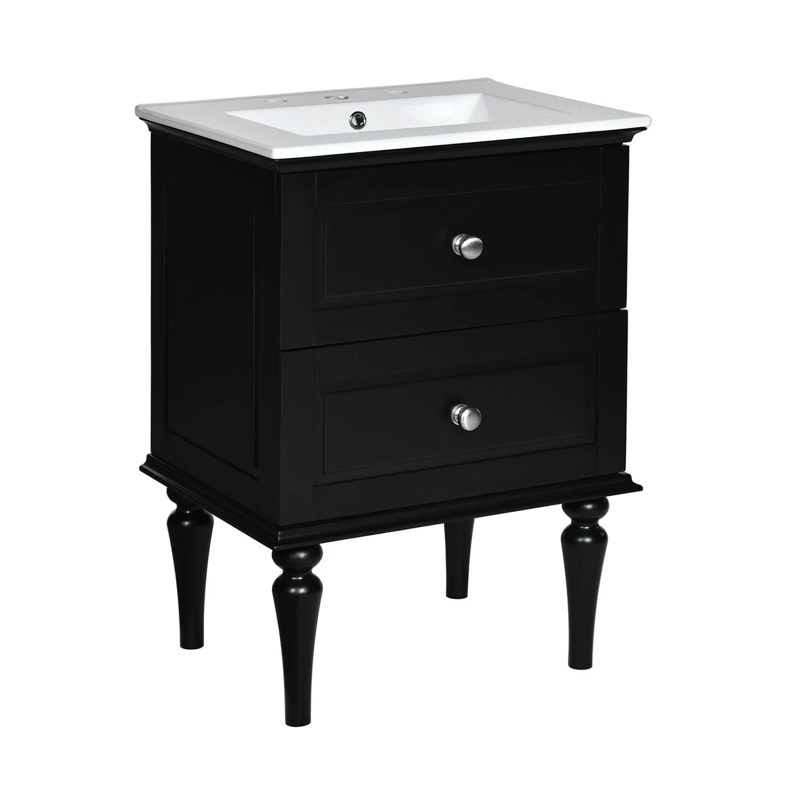 24" Shaker Solid Wood Bathroom Vanity - Image 8