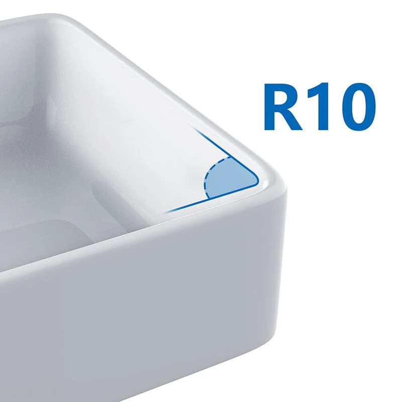 30'' Ceramic Kitchen Sink Farmhouse Reversible Single Bowl Sink with Bottom Grid and Strainer - Image 6