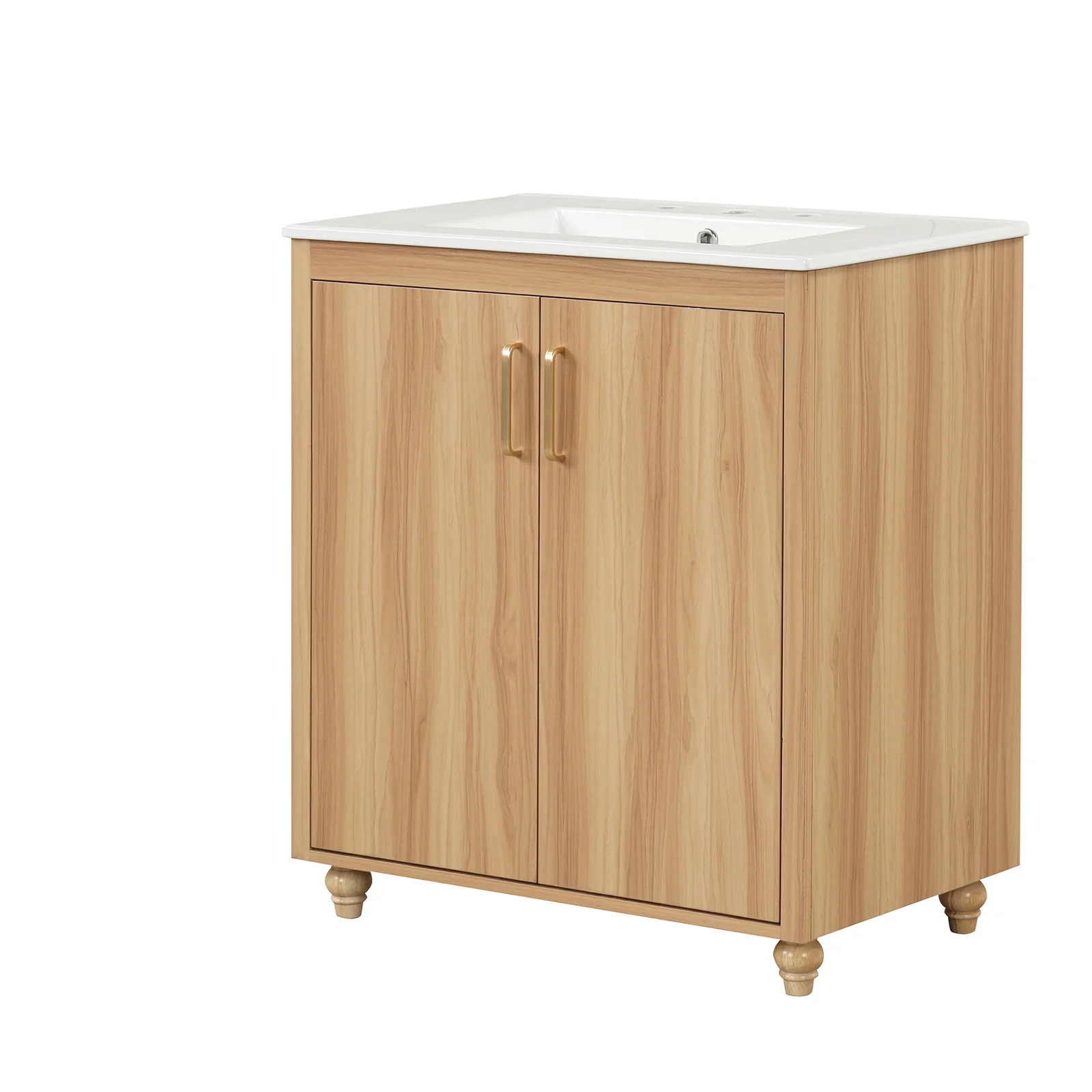 30" Compact Bathroom Vanity with Optimized Storage - Image 16