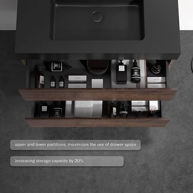 30" Bathroom Vanity with Sink Floor-Mounted One-Piece Sink Cabinet - Image 10