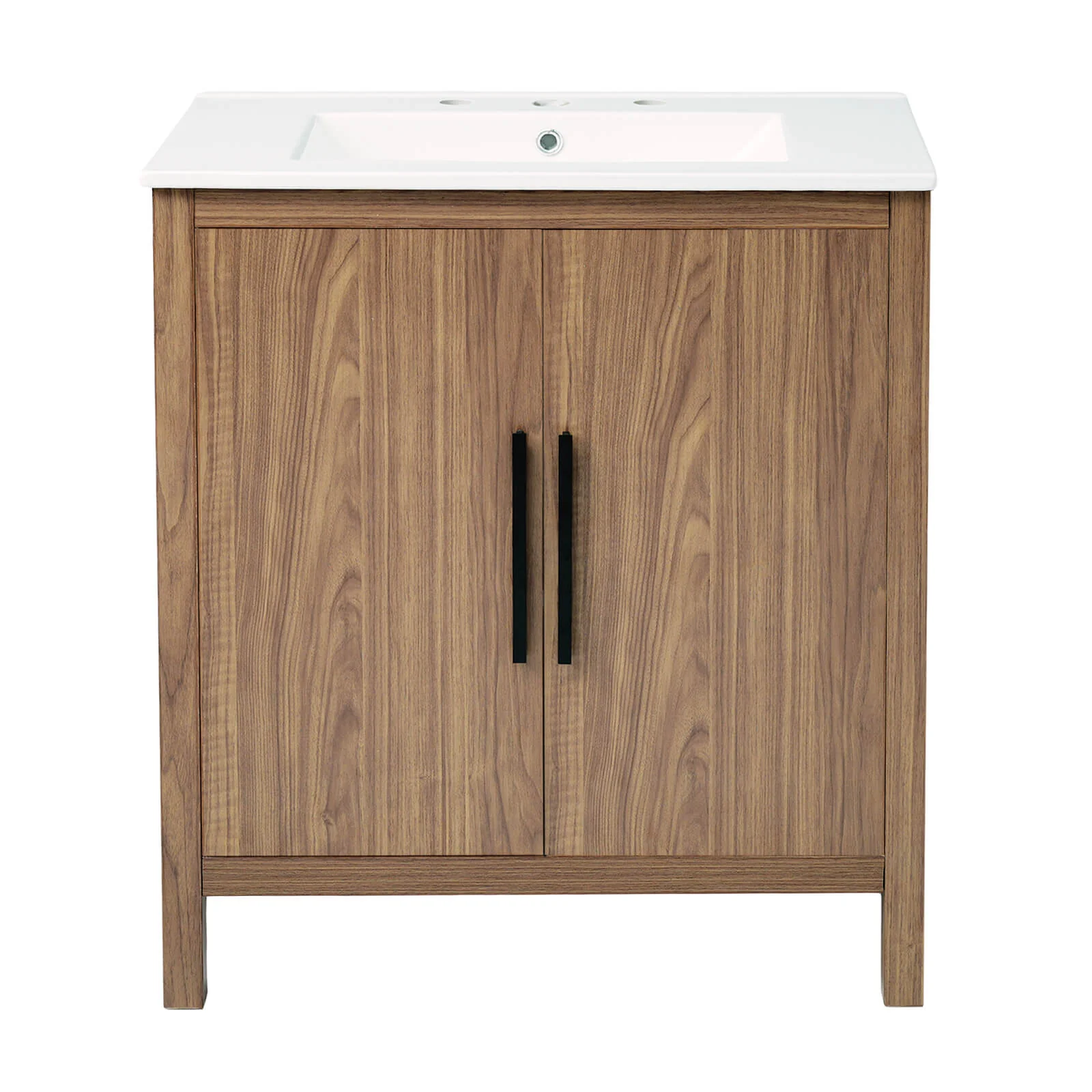 30" Floor Standing Wood Finish Bathroom Vanity - Image 12