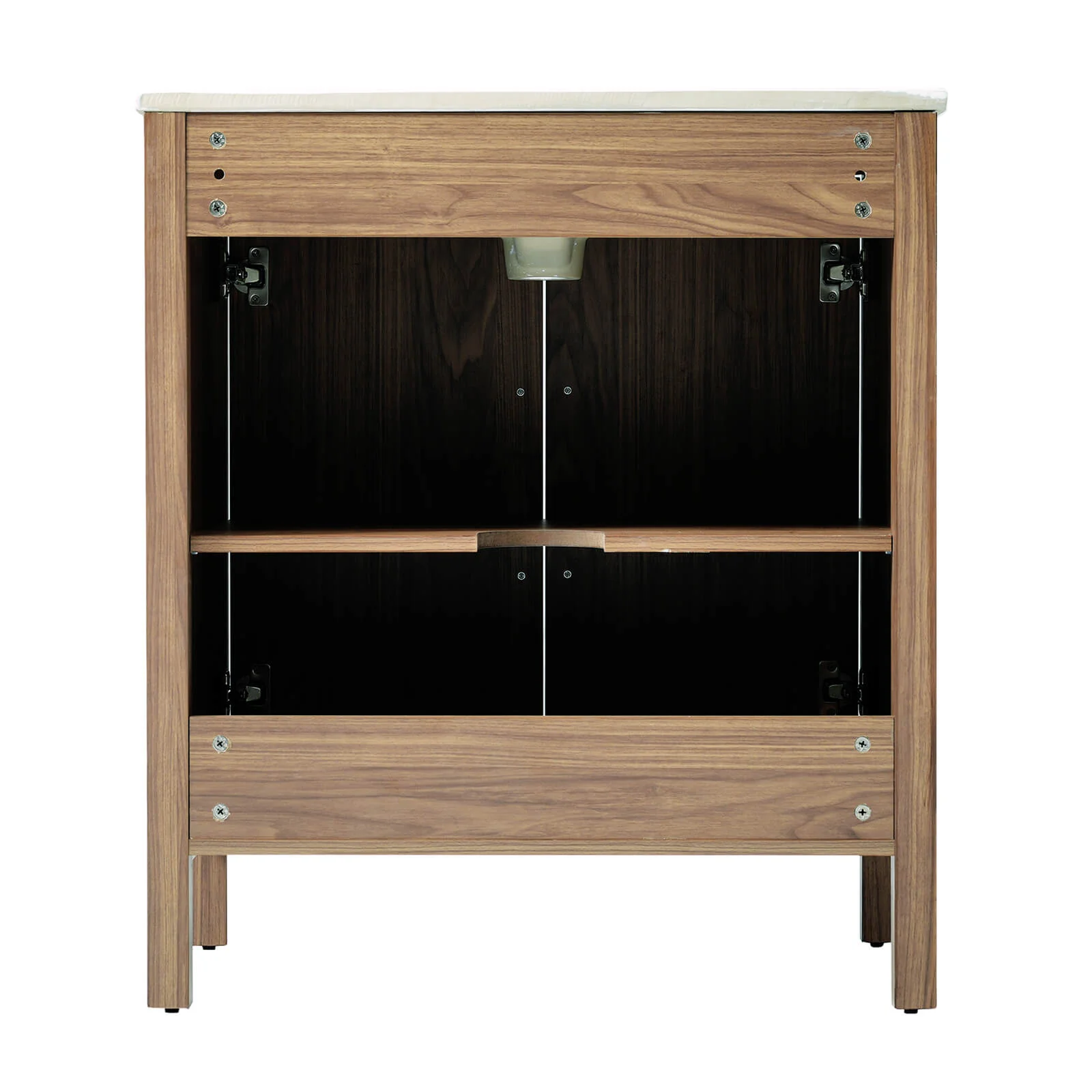 30" Floor Standing Wood Finish Bathroom Vanity - Image 16