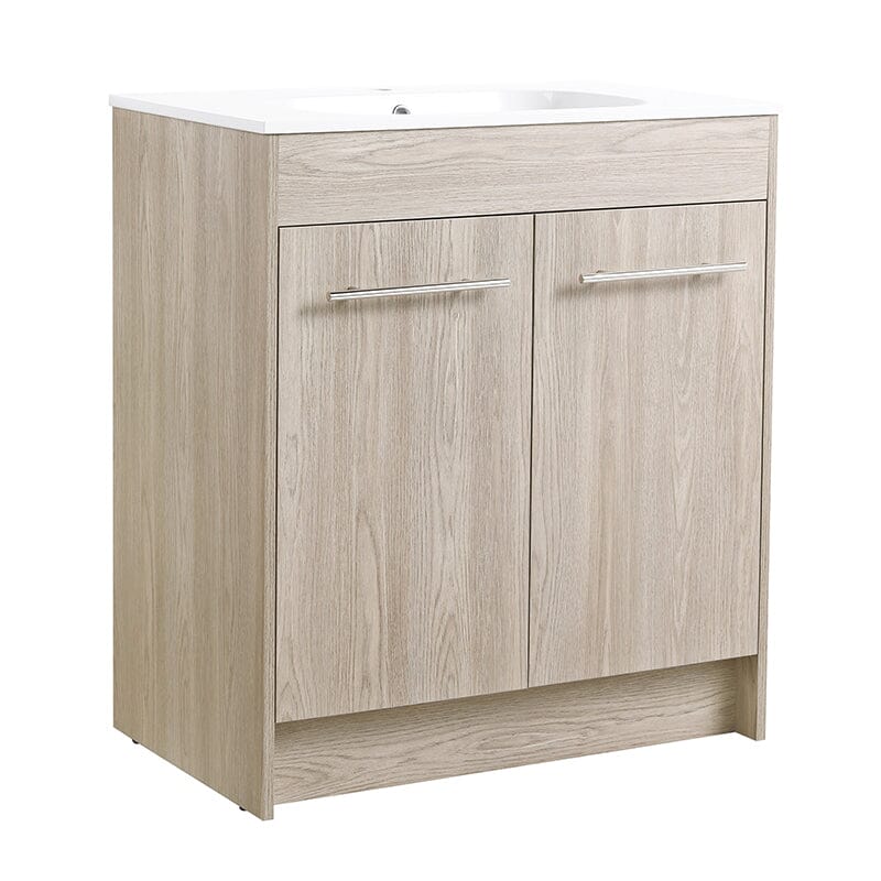 30-Inch Freestanding Bathroom Vanity with Sink and Soft-Close Doors - Image 13