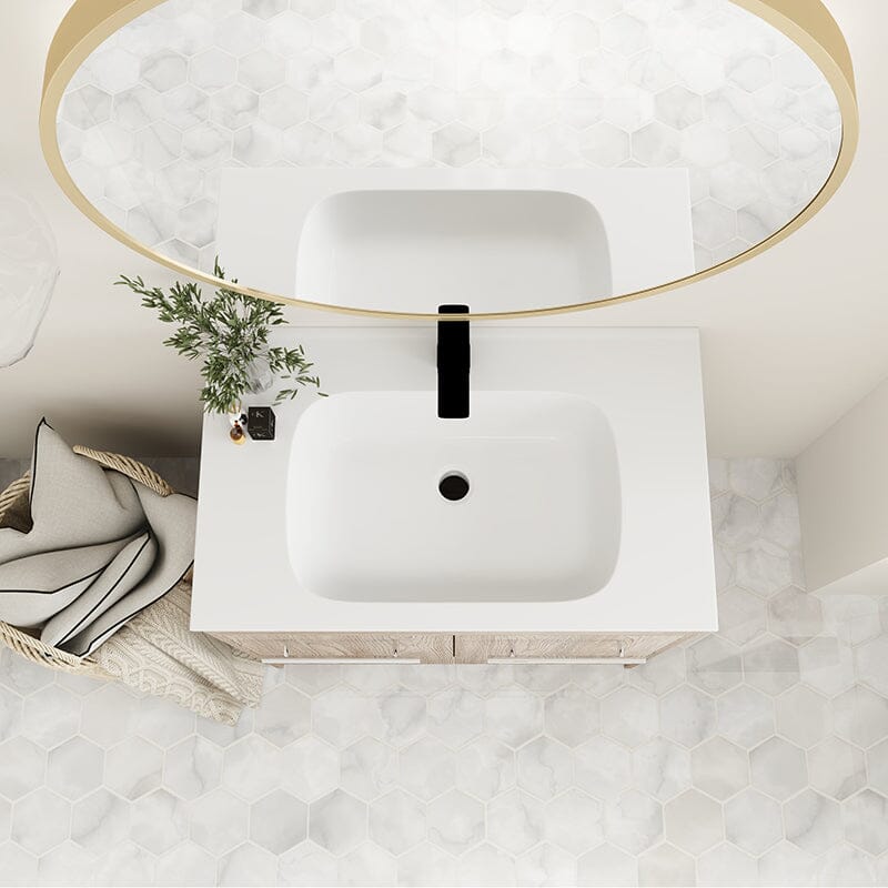 30-Inch Freestanding Bathroom Vanity with Sink and Soft-Close Doors - Image 5