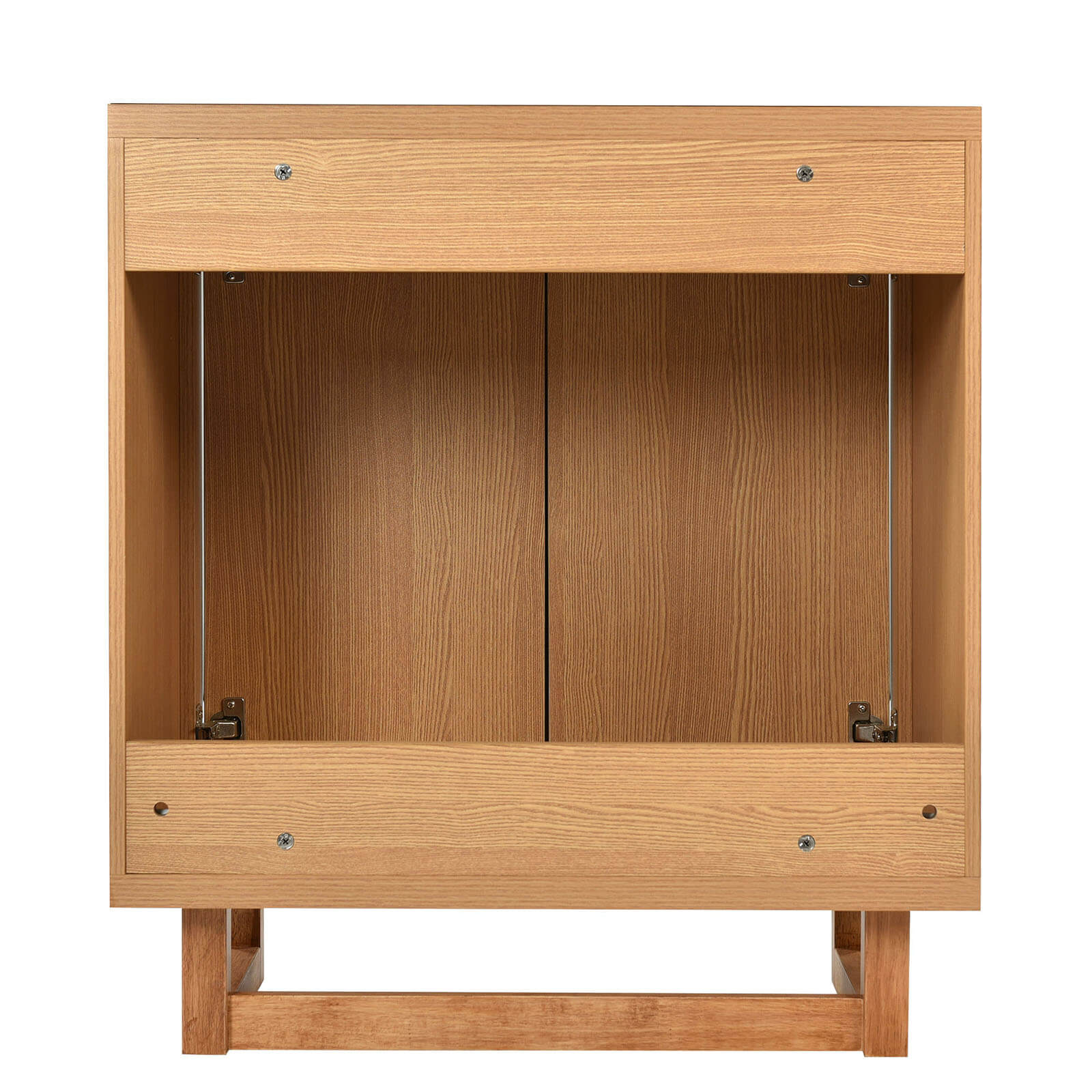 30" Minimalist Burlywood Bathroom Vanity (Cabinet Only) - Image 3