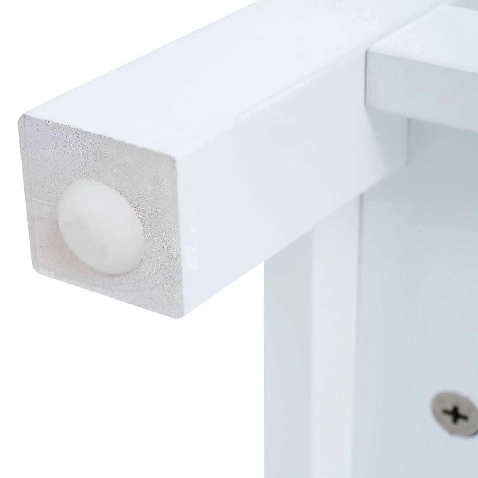 30'' White Bathroom Vanity with 2 Drawers (No Sink) - Image 5