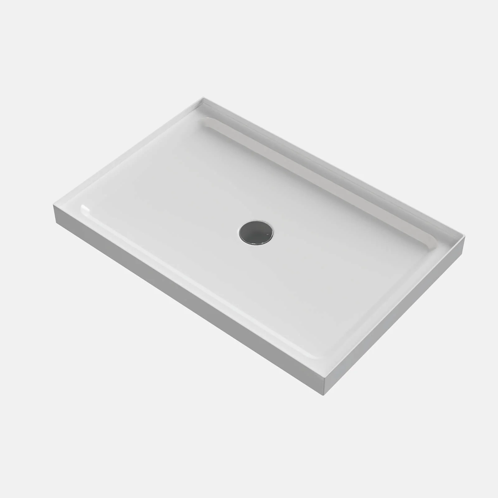 32" x 48" Center Drain Alcove Shower Pan - Image 7