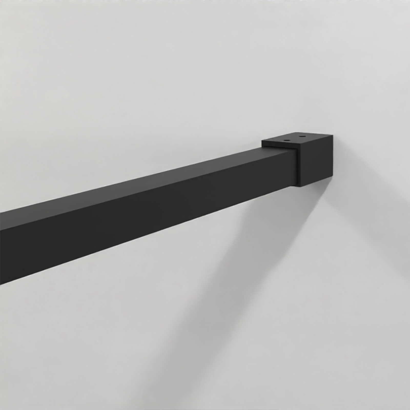 34" x 72" Fixed Shower Screen with Top Support Bar and Grid Design - Image 5