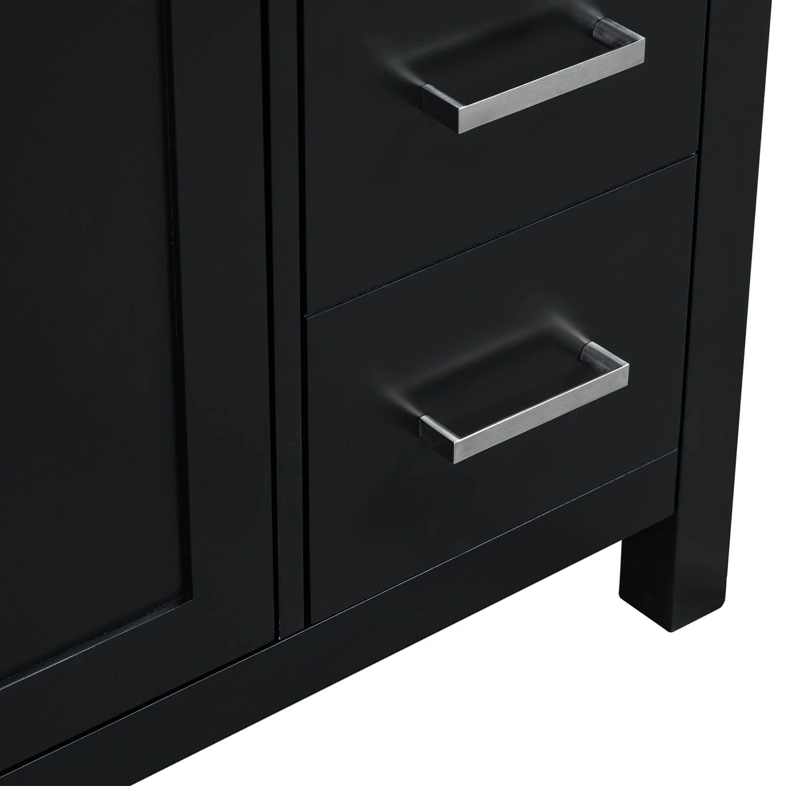36" Black Bathroom Vanity with 6 Drawers - Image 18