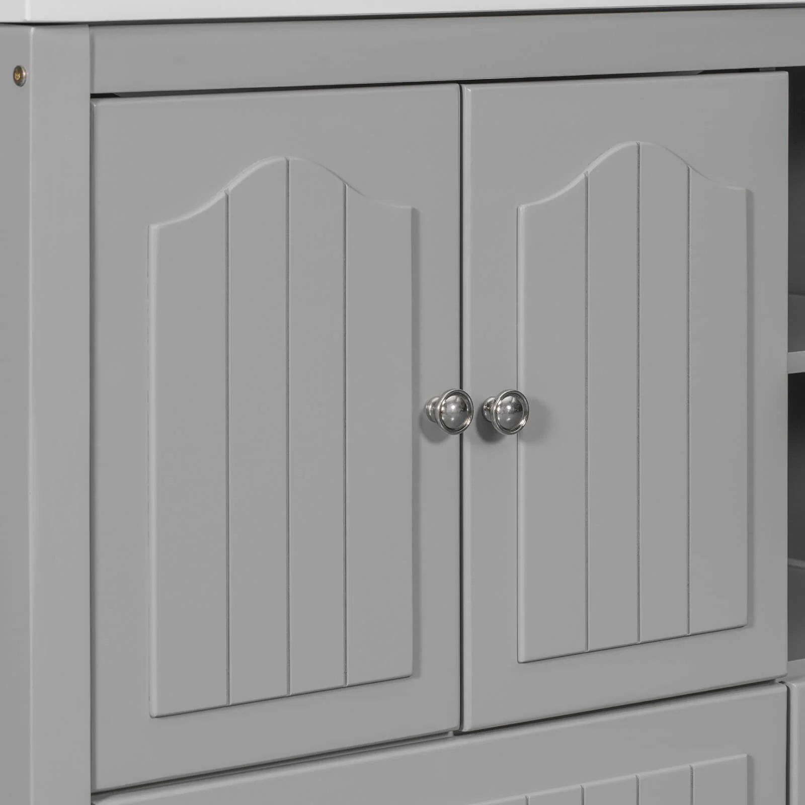 36" Gray Bathroom Vanity Cabinet Only - Image 15
