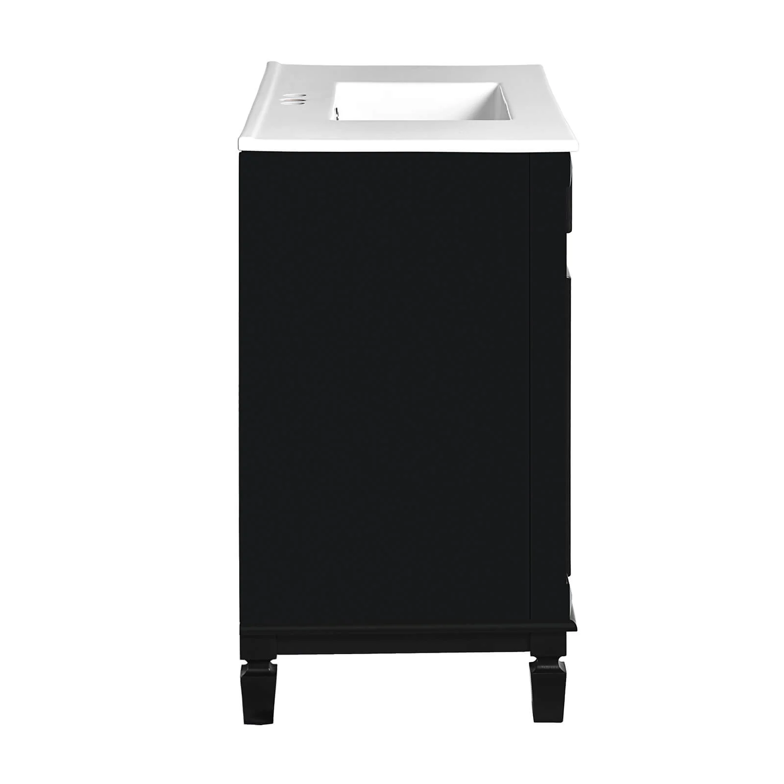 36" Modern Black Floor Standing Bathroom Vanity - Image 9
