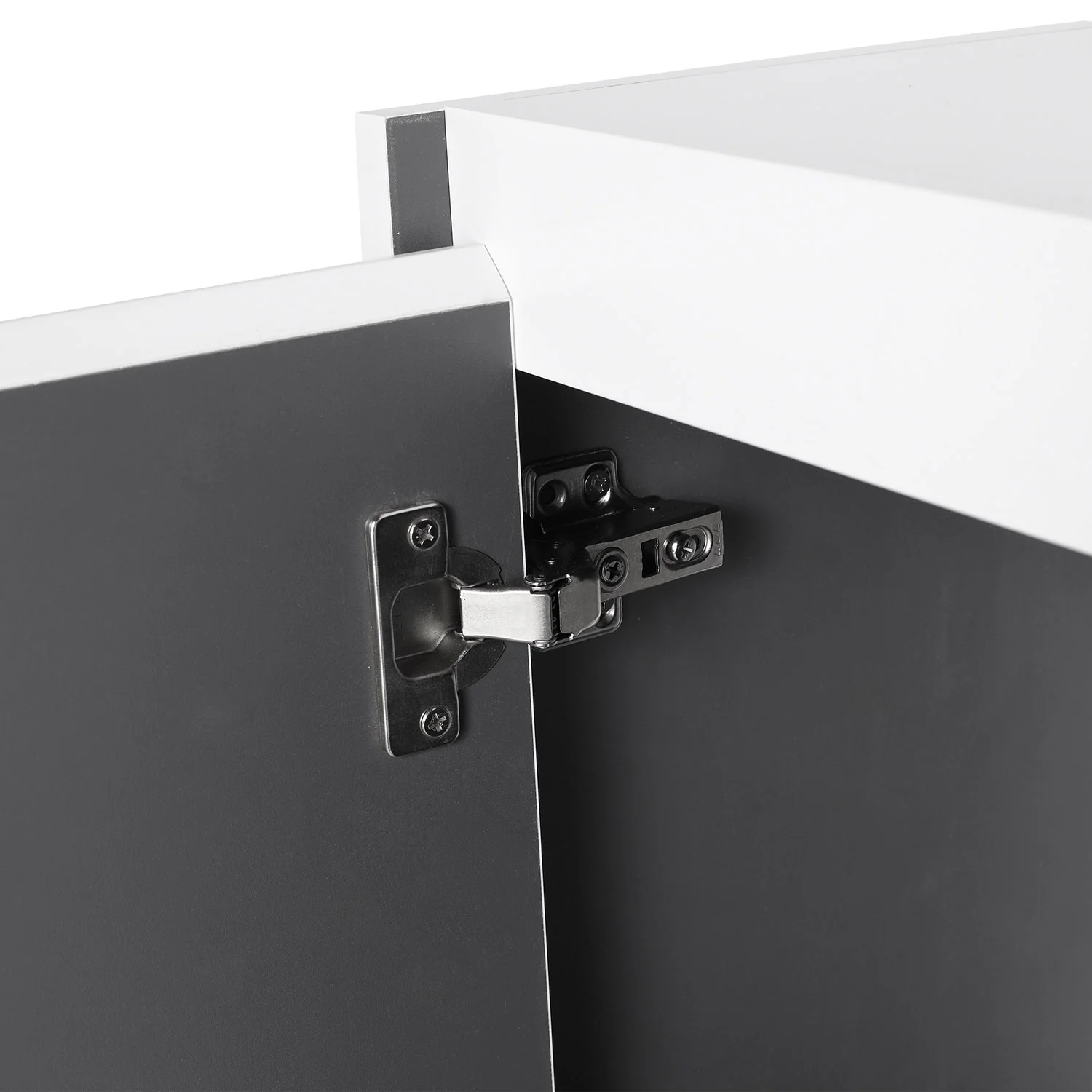 36" White Bathroom Wall Cabinet with Soft Close Doors and Shelves - Image 10