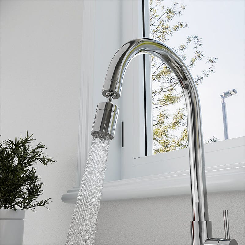 360° Rotating Faucet Extender Dual Function Splash Proof Kitchen Faucet Aerator - Image 4