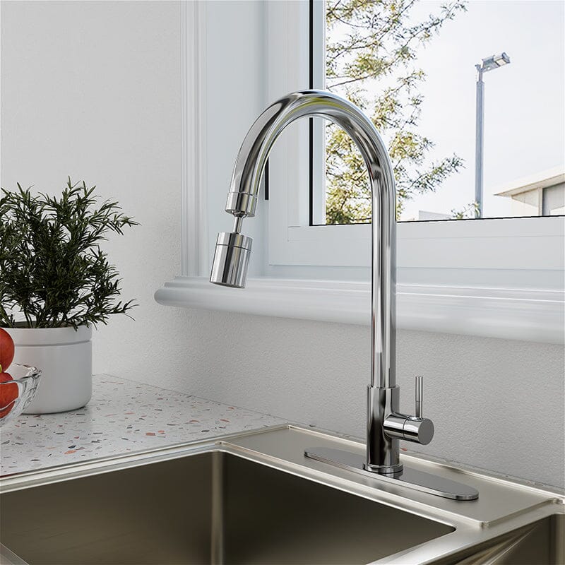 360° Rotating Faucet Extender Dual Function Splash Proof Kitchen Faucet Aerator - Image 5