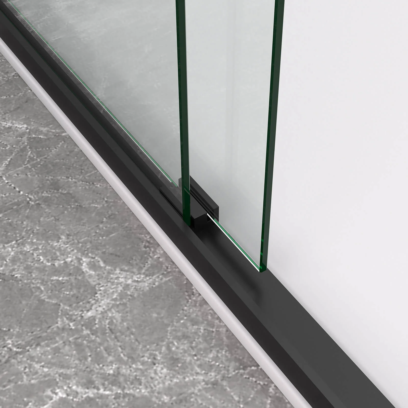 44"-48"x72" Two-Way Bypass Shower Door with Silent Rollers - Image 4