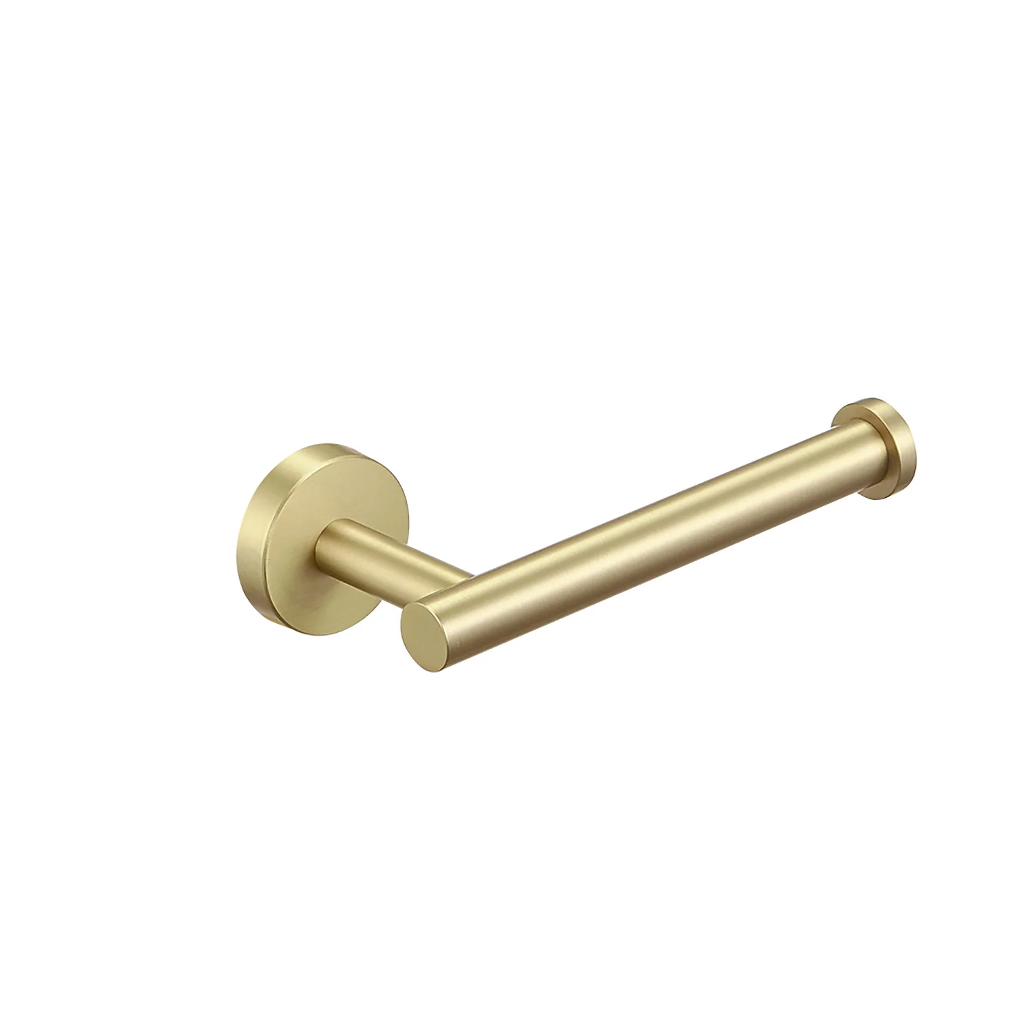 5-Piece Brushed Gold Wall-Mounted Bathroom Hardware Set - Image 6