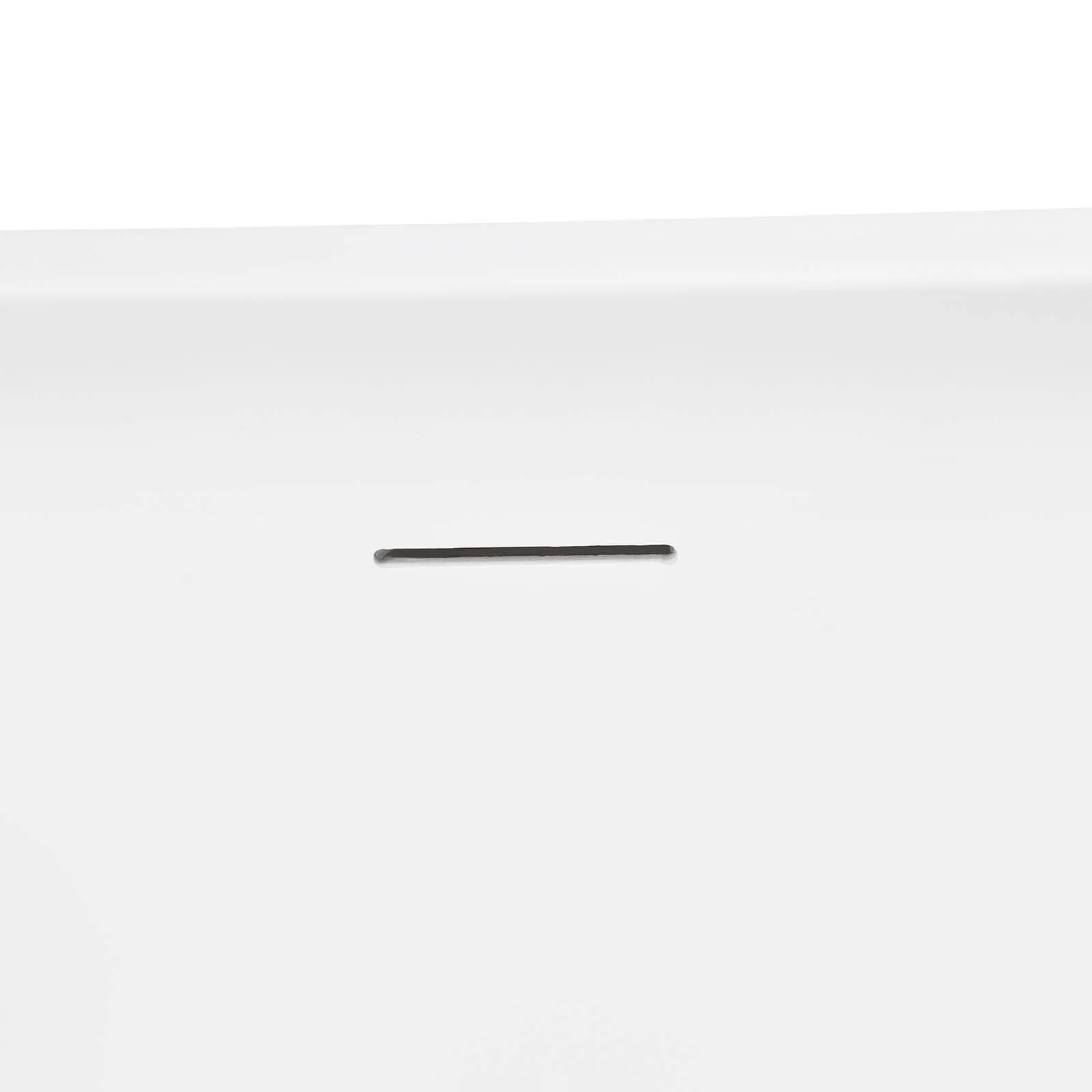 54'' White Oval Acrylic Bathtub - Image 6
