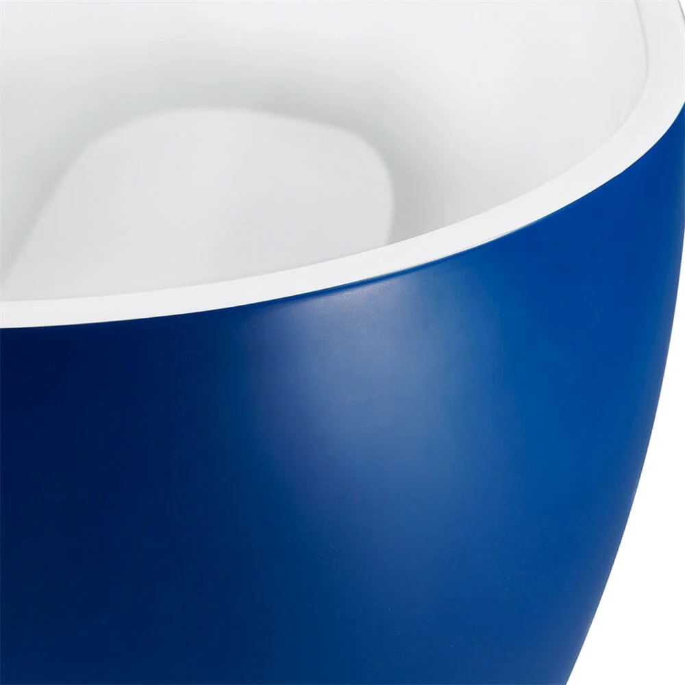 Mokleba 59" Center Drain Freestanding Soaking Bathtub - Image 48