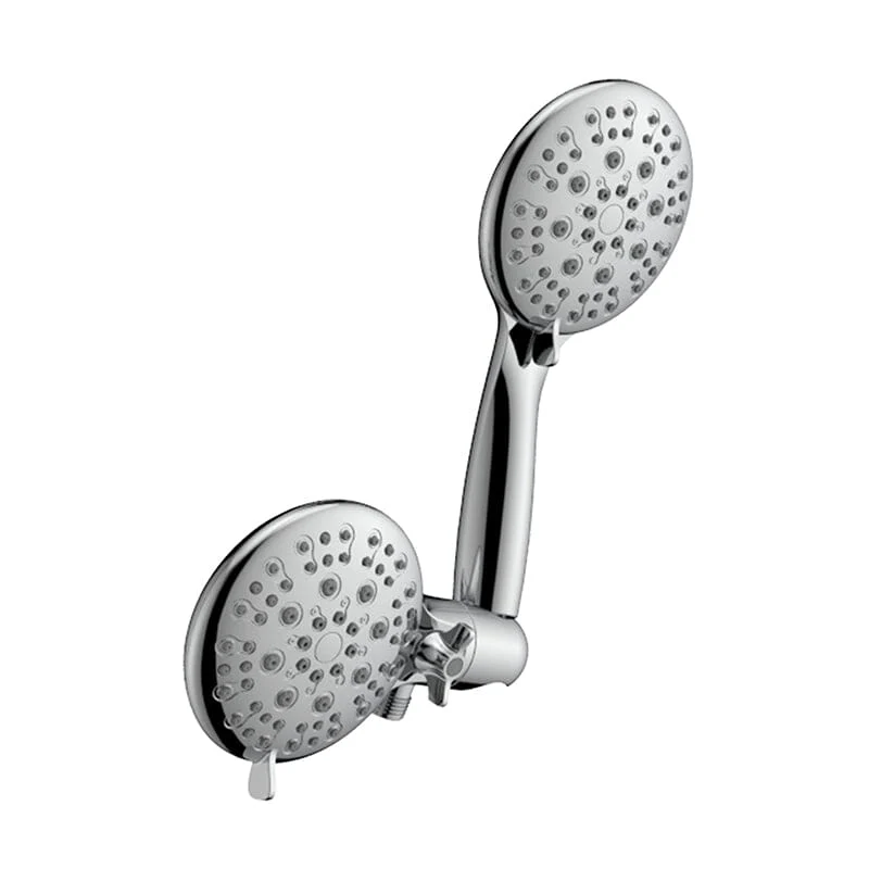 6 Spray Mode Dual Rain & Handheld Shower Heads Combo with Hose - Image 39