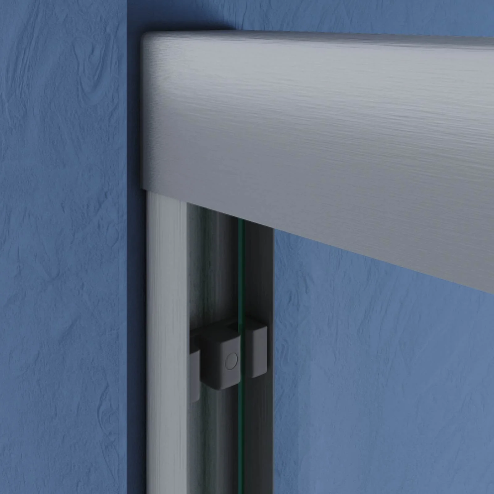 56"-60" x 62" Brushed Nickel Semi-Frameless Double Sliding Bathtub Door - Image 6