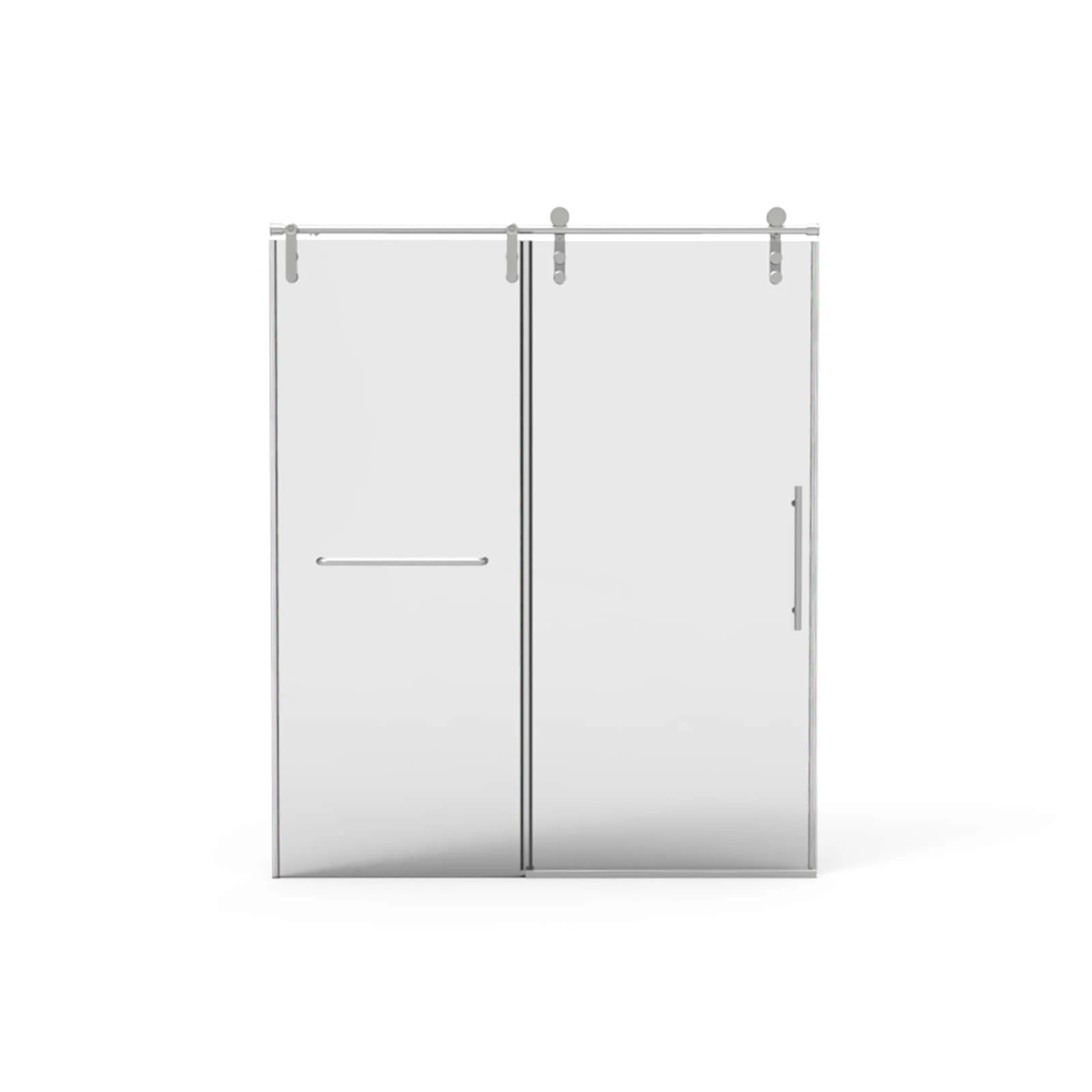 56"-60" x 70" Single Sliding Glass Shower Door with Soft Close - Image 14