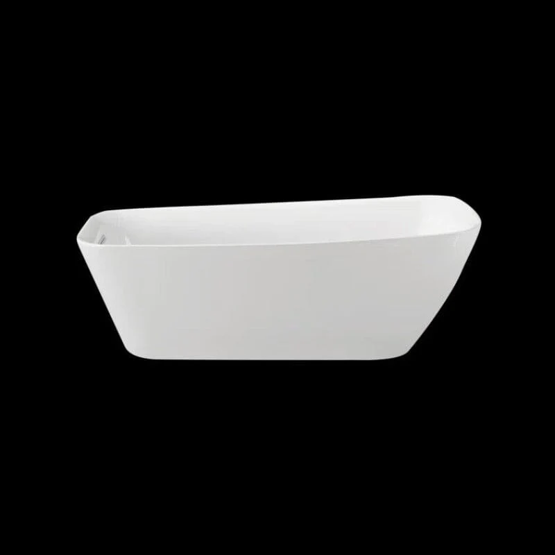 Mokleba 63" Acrylic Single Slipper Tub Freestanding Soaking Bathtub - Image 6
