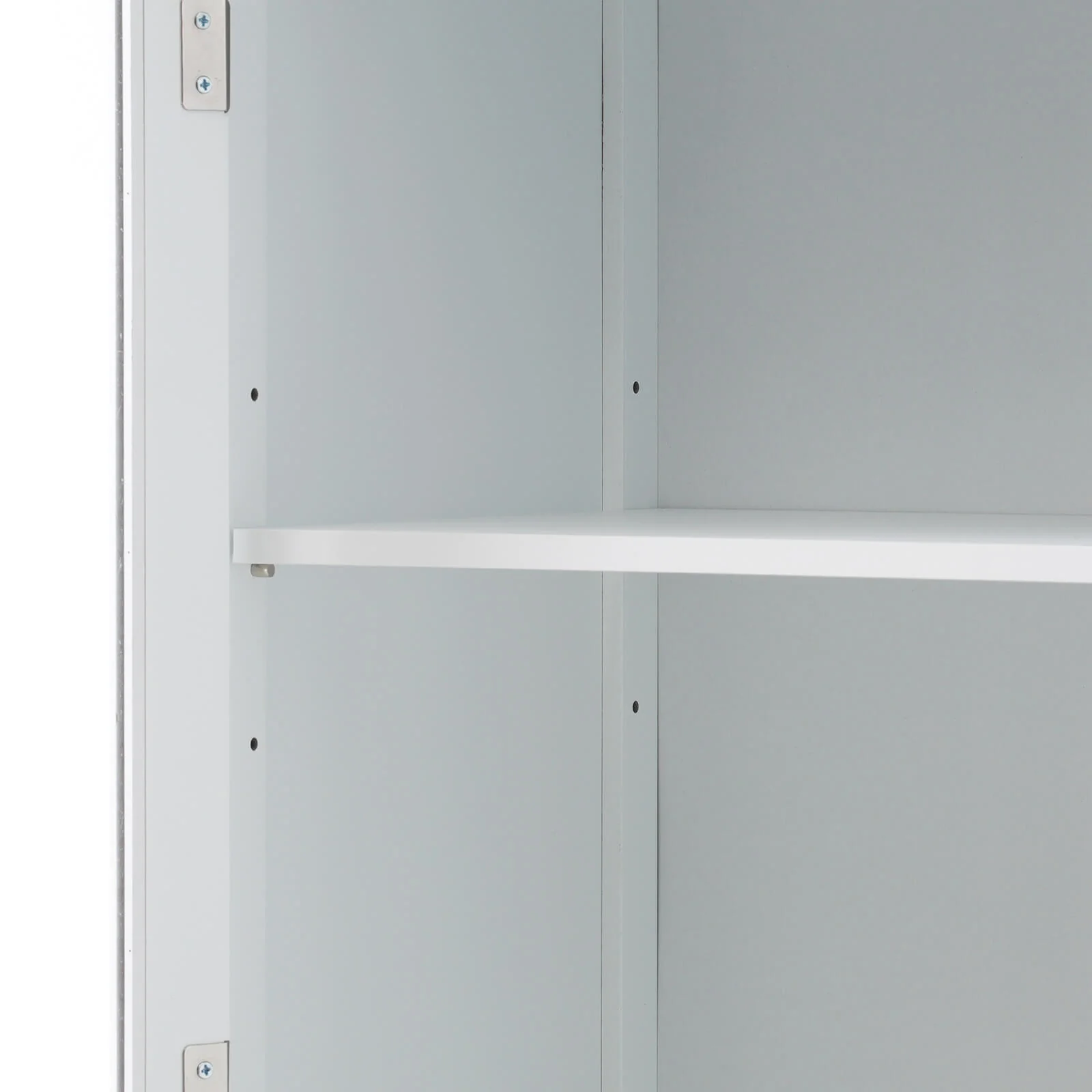 63" Tall White Freestanding Linen Cabinet - Image 20