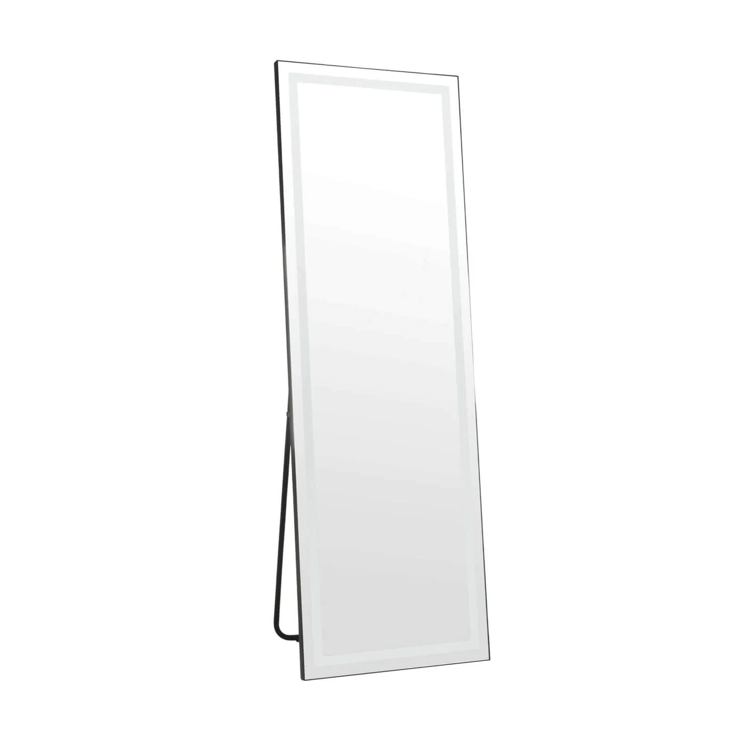 65"x21" Full Length LED Mirror with Stand, 3-Color Dimmable Lights - Image 11