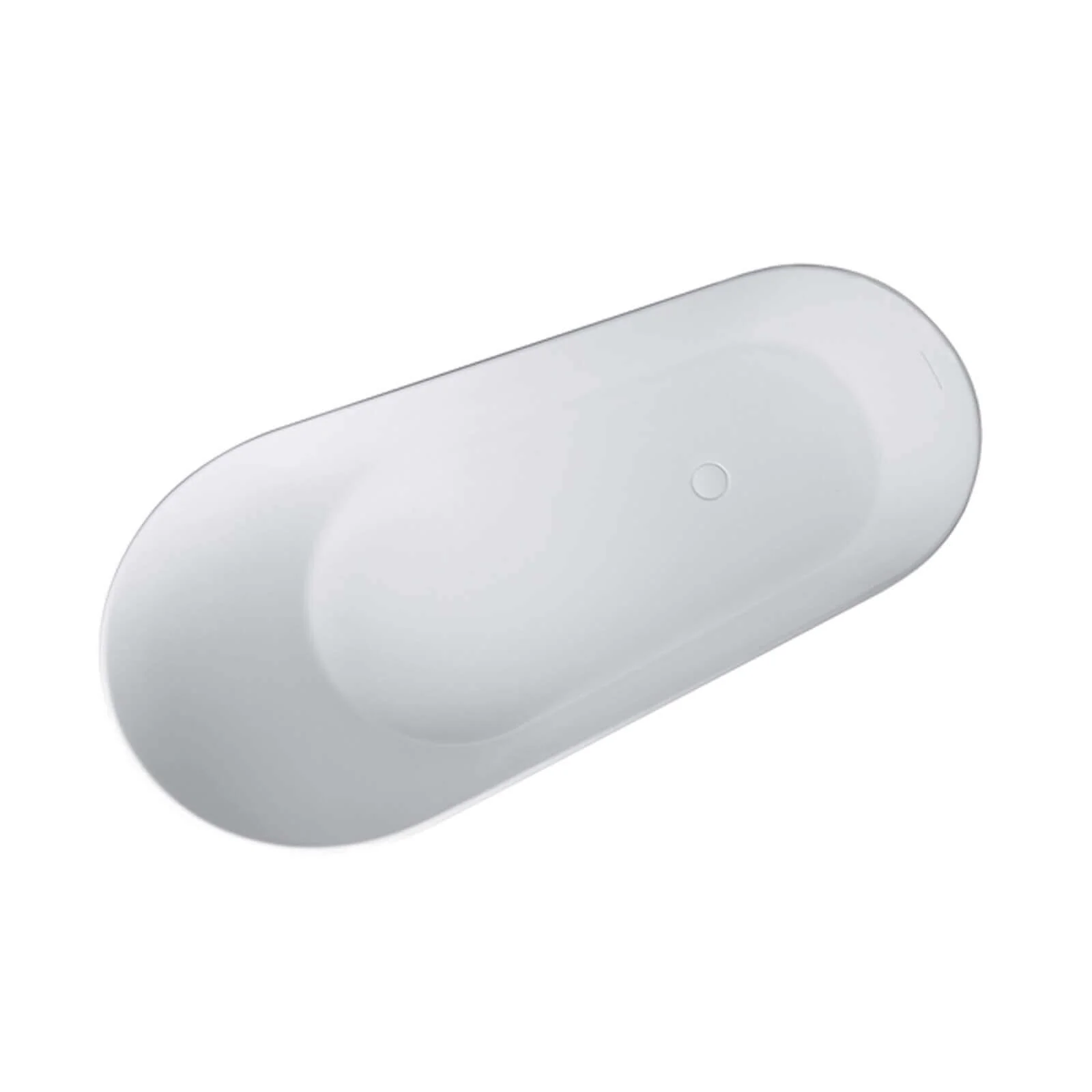 67" Matte White Slipper Stand-Alone Bathtub - Image 5
