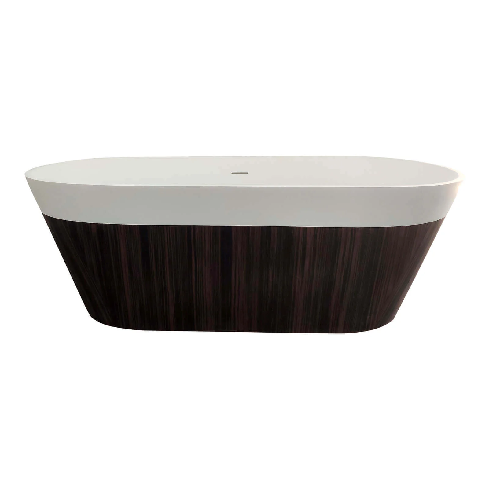 67" Pine-Like Grain Solid Surface Bathtub