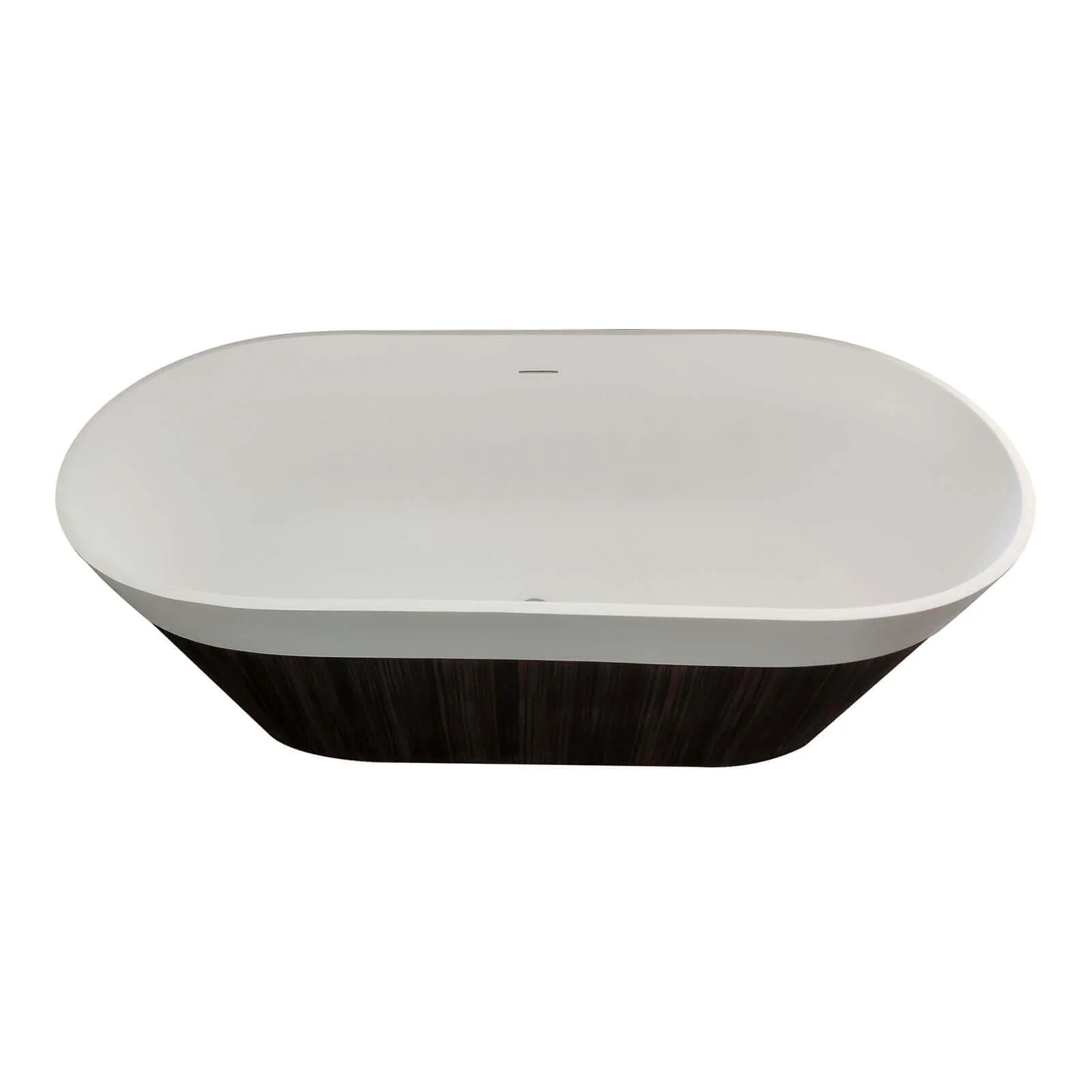 67" Pine-Like Grain Solid Surface Bathtub - Image 4
