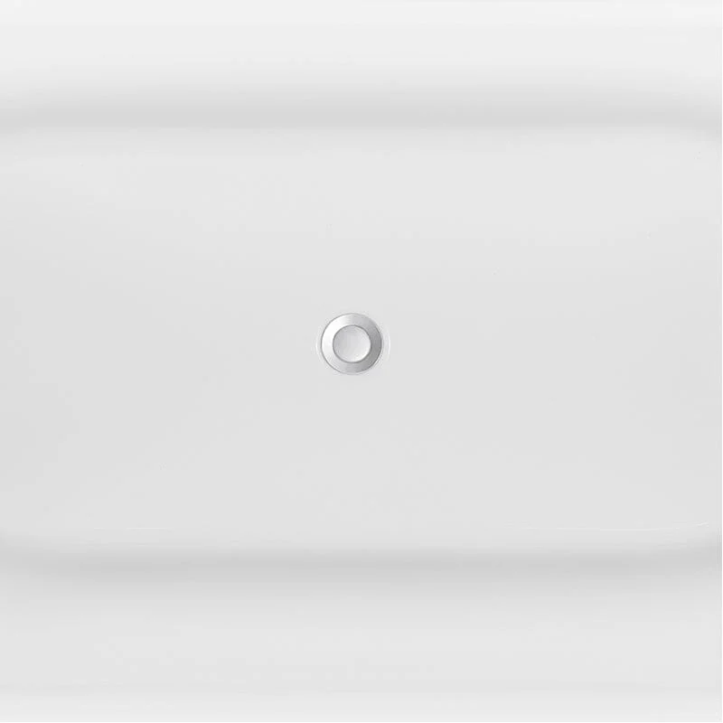 Mokleba 67" Oval Acrylic Fluted Freestanding Soaking Bathtub with Feet - Image 20