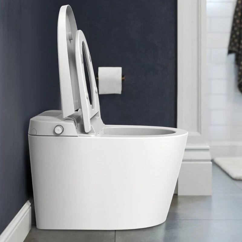 Giving Tree Multifunction U-Shaped Smart Toilet Automatic Flush with Remote Control/Foot Sensor/Night Light - Image 2