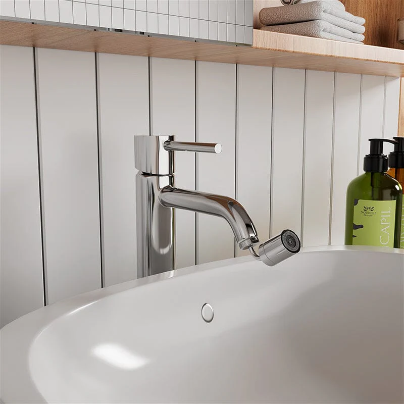 360° Rotating Faucet Extender Dual Function Splash Proof Bathroom Sink Faucet Aerator - Image 6