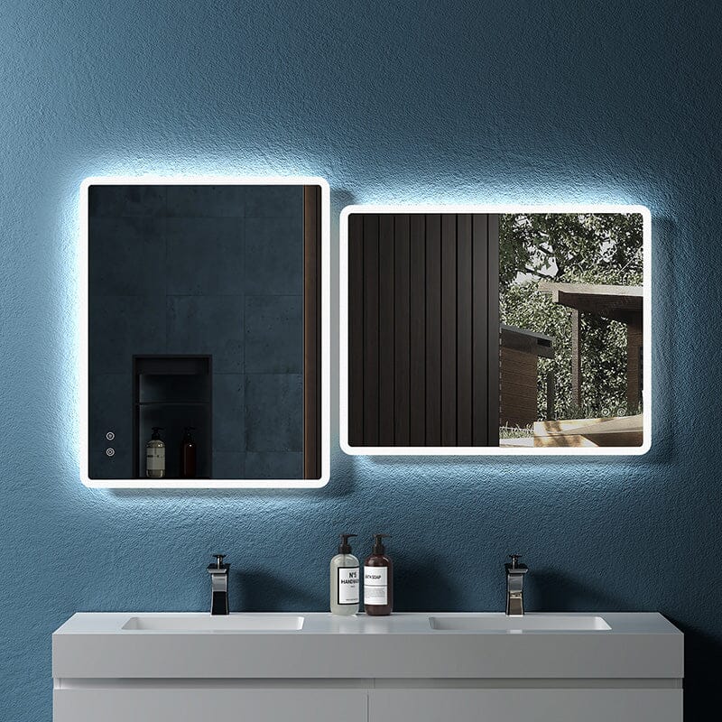 Anti-fog Rounded Rectangular Bathroom Mirror - Image 2